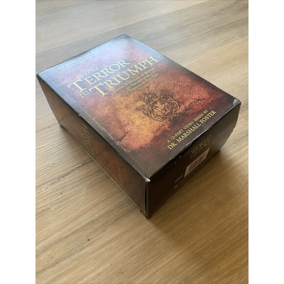 From Terror to Triumph 6 DVD Set Marshall Foster Video Series World History Rare - Picture 8 of 8